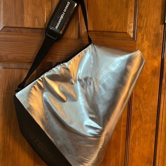 Paco Rabanne | Bags | New Pavo Rabanne Vegan Leather Silver Backpack ...